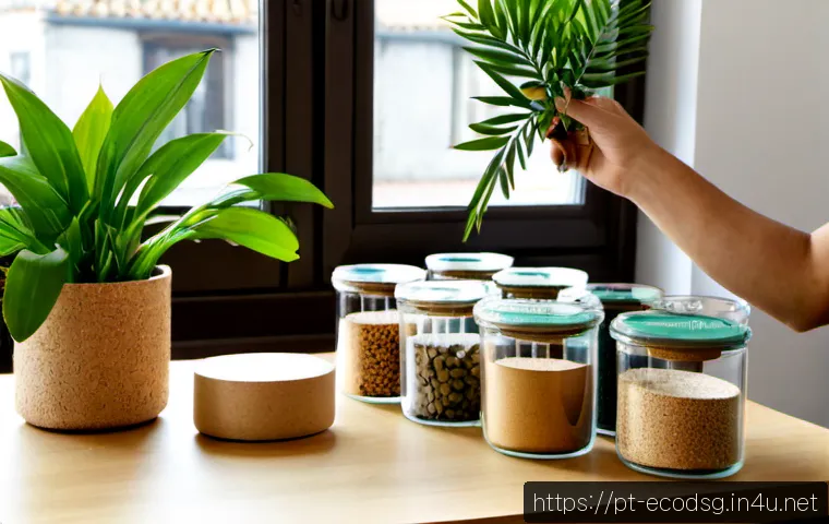 Home 17 에코디자인 실무 가이드 - Photorealistic sustainable product design workspace in Portugal, an eco-conscious industrial designe...